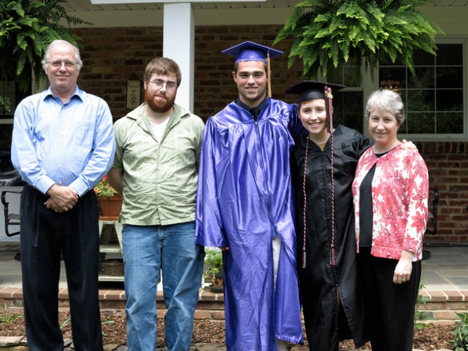 2012 Graduation, with the fam.